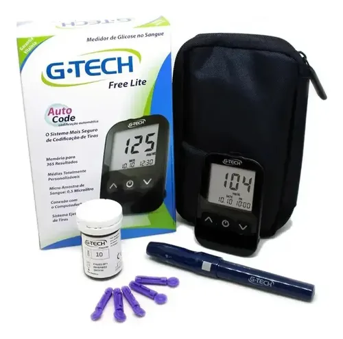 Medidor de glicose G-Tech Lite
