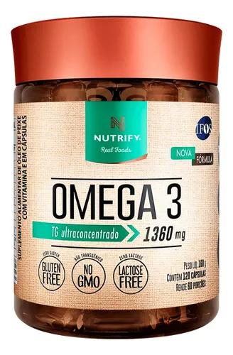 Ômega 3 Nutrify Premium, 120 cápsulas