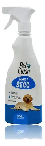 Shampoo banho seco 500 ml para cães e gatos