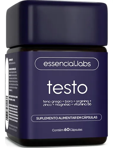 Suplemento Testo Essencial, 60 cápsulas